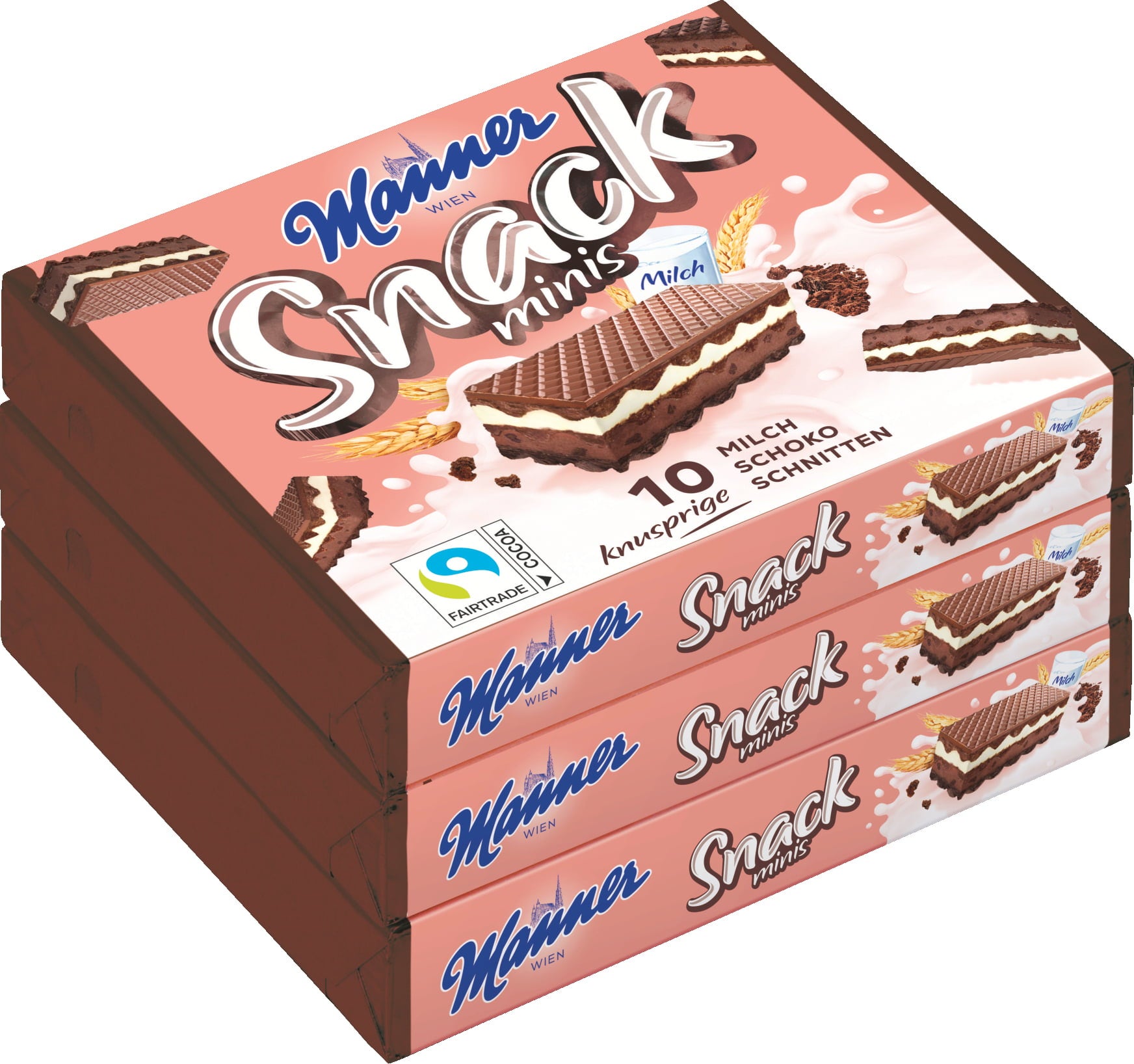 Manner Snack Minis Schoko - Packung