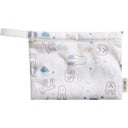 Vimse Windel-Nasstasche Klein - White Teddy