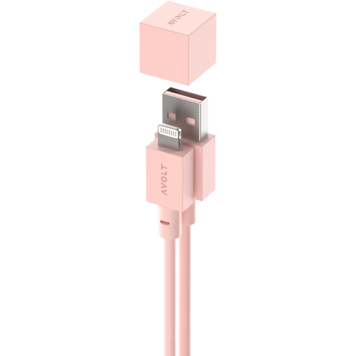Cable 1 Old Pink USB A to Lightning, 1,8 m - 1 Stk