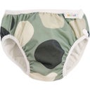 Schwimmwindel L, Green shapes