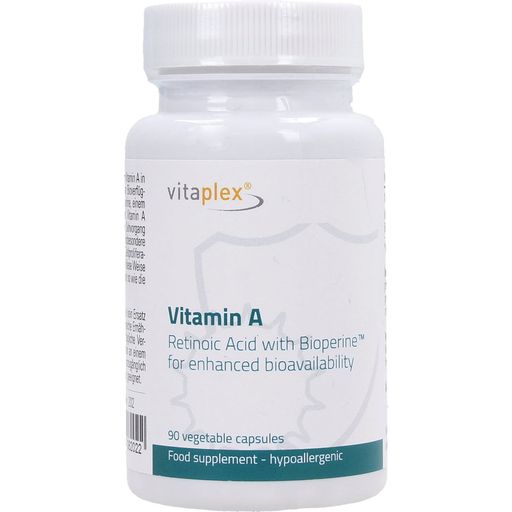 Vitaplex Vitamin A mit Bioperine™ - 90 Kapseln