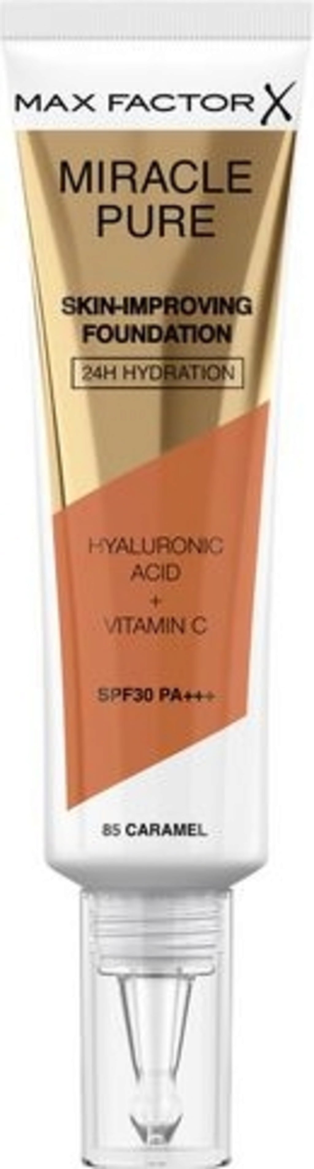 Miracle Pure Skin Improving Foundation, C85 - caramel
