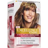 L'Oreal Paris EXCELLENCE Crème 7.1 Mittelaschblond