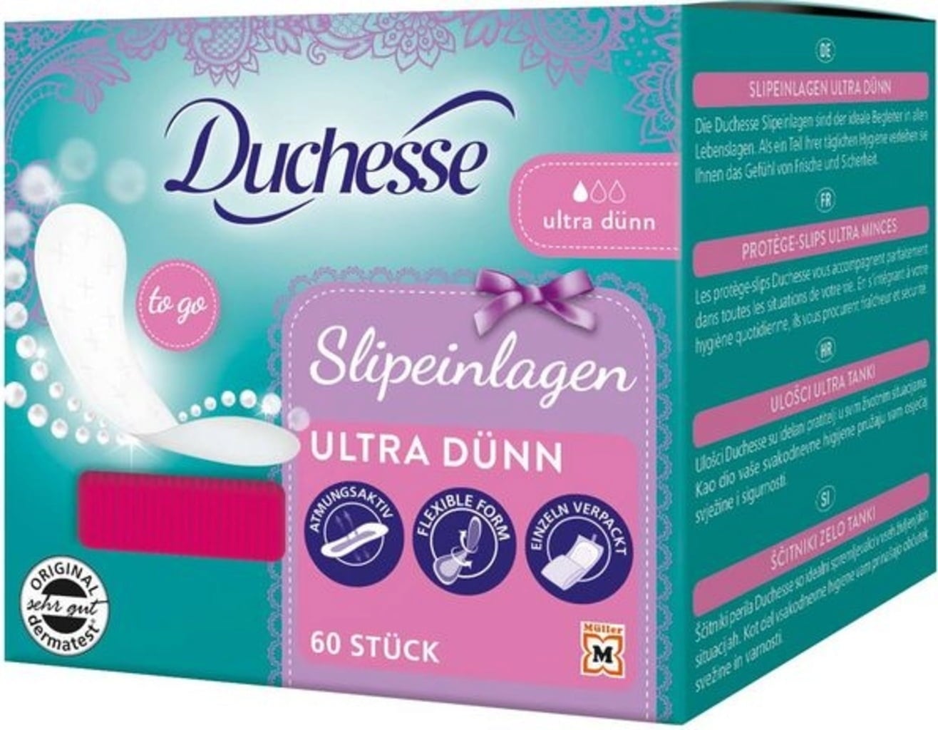 Duchesse Slipeinlagen Ultra Dünn