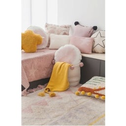 Baumwoll-Teppich Azteca Natural Vintage Nude - 120x160 cm