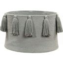 Lorena Canals Korb Tassels - Light grey