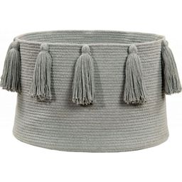 Lorena Canals Korb Tassels - Light grey