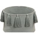 Lorena Canals Korb Tassels - Light grey