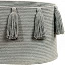 Lorena Canals Korb Tassels - Light grey