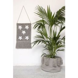 Lorena Canals Korb Tassels - Light grey