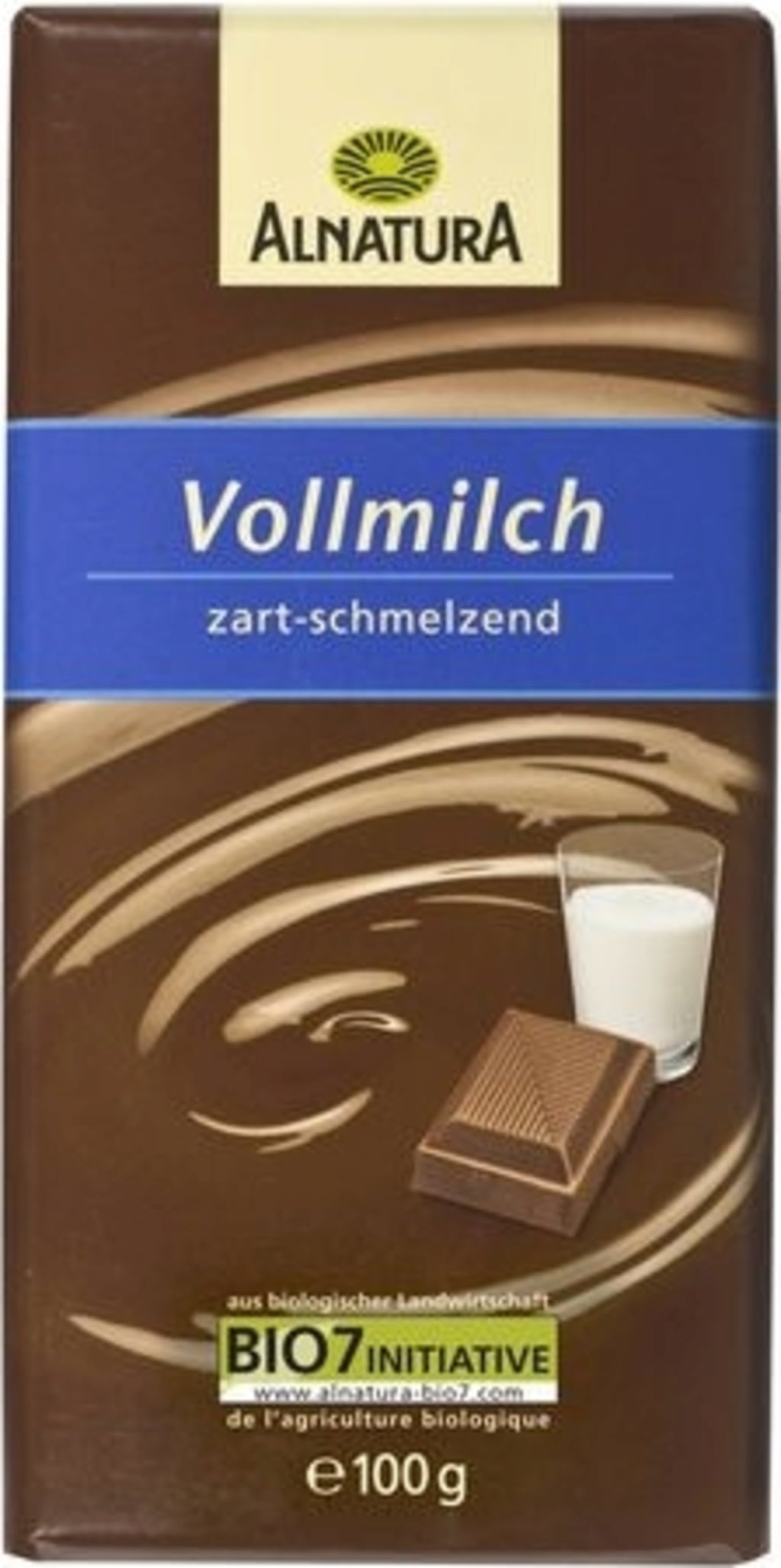 Bio Vollmilchschokolade, 100 g