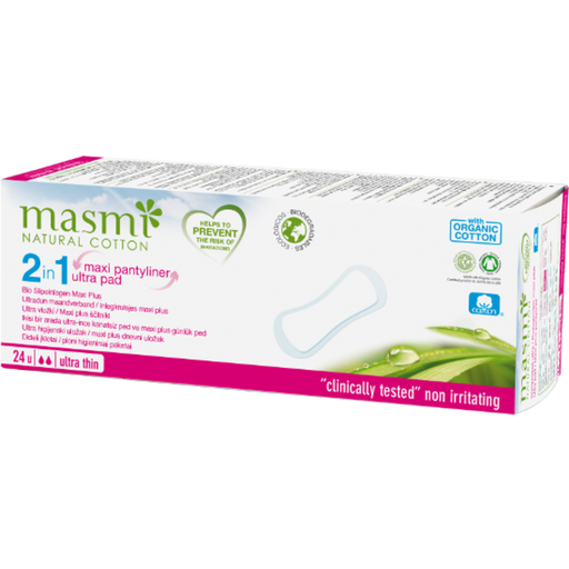 masmi Bio 2in1 Slipeinlagen Maxi Ultra-dünn - 