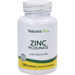 NaturesPlus® Zink Picolinate mit Vitamin B-6 - 120 Tabletten