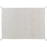 Lorena Canals Baumwoll-Teppich Tribu, Natural