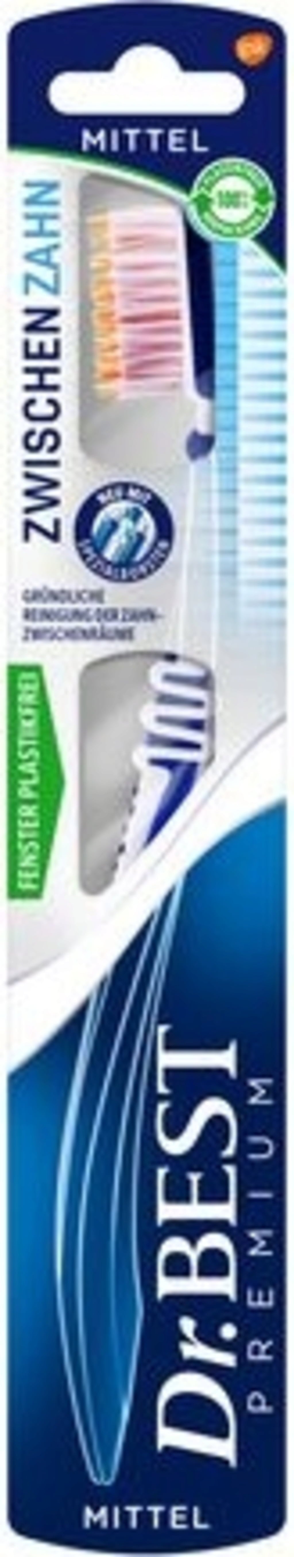 Dr.BEST Premium Zahnbürste Zwischenzahn - Mittel