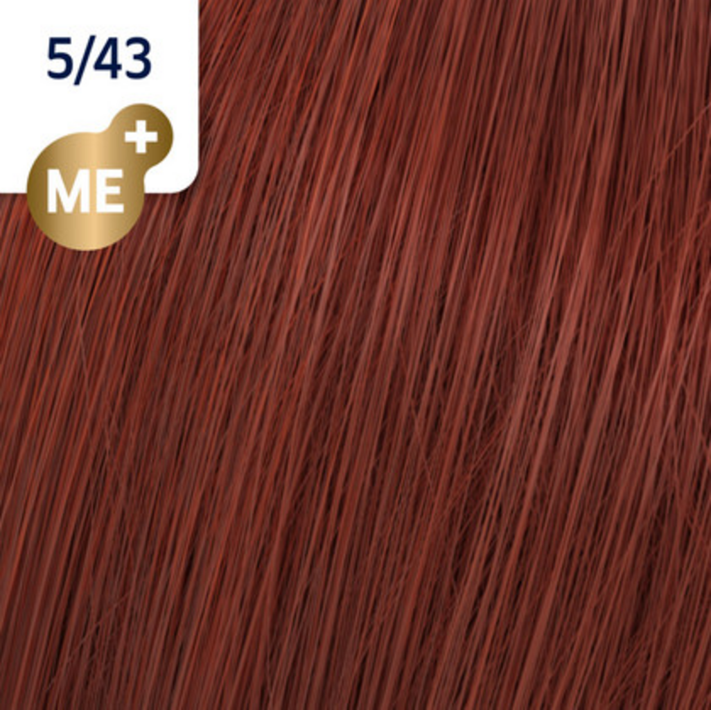 Wella Koleston Perfect Me+ Rich Naturals - 5/43 hellbraun rot-gold