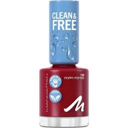MANHATTAN Nagellack Clean & Free - 156 - Poppy Pop Red