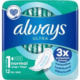 always Ultra Normal Binden mit Flügeln, Größe 1 - 12 Stk