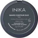 INIKA Organic Baked Contour Duo - Teak