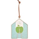 Apfelhalter für Vögel, Haus