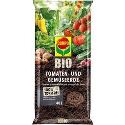 Compo BIO Tomaten- und Gemüseerde torffrei - 40 Liter