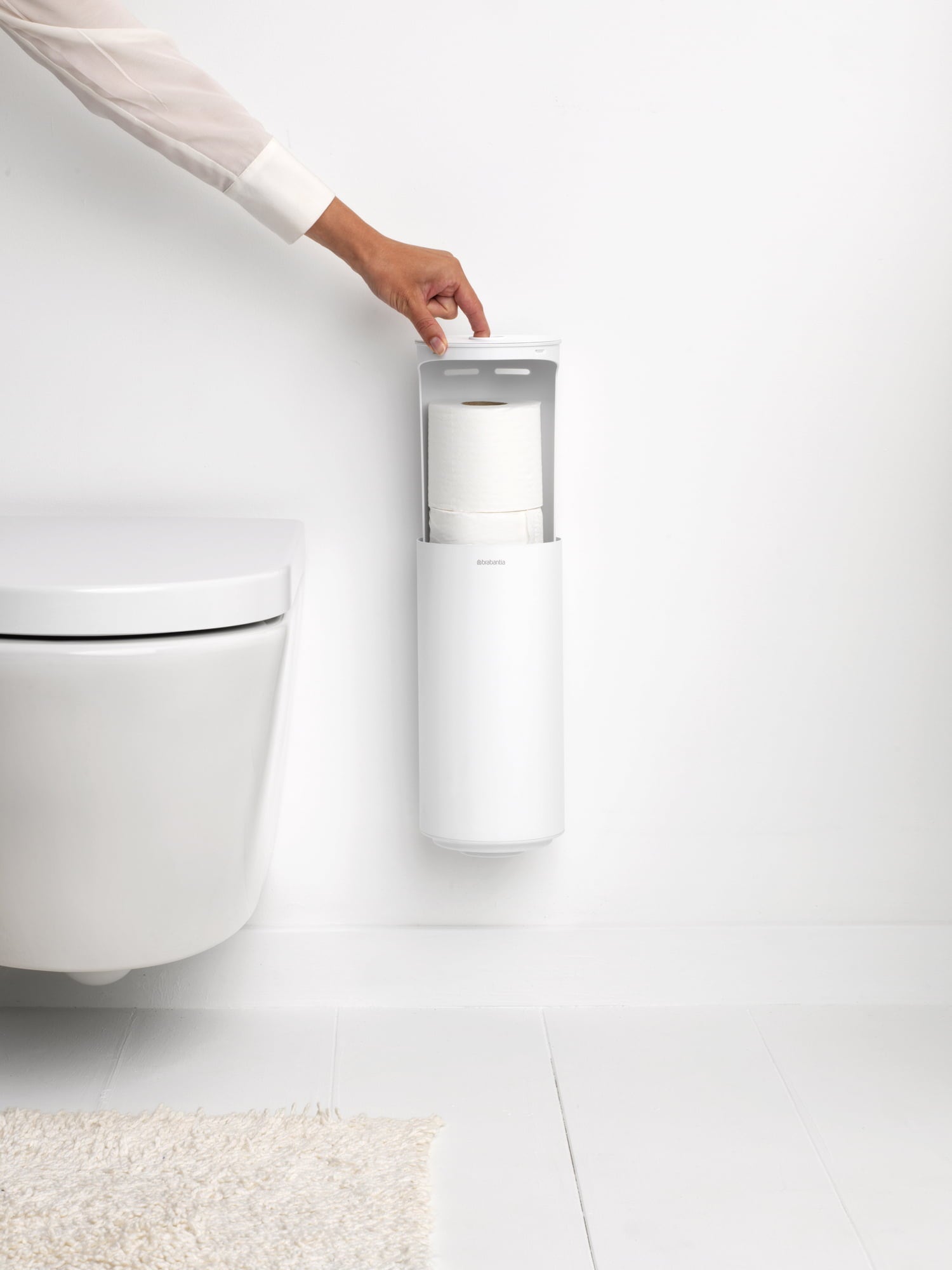 Brabantia Toilettenrollen-Spender  - MindSet - Mineral Fresh White