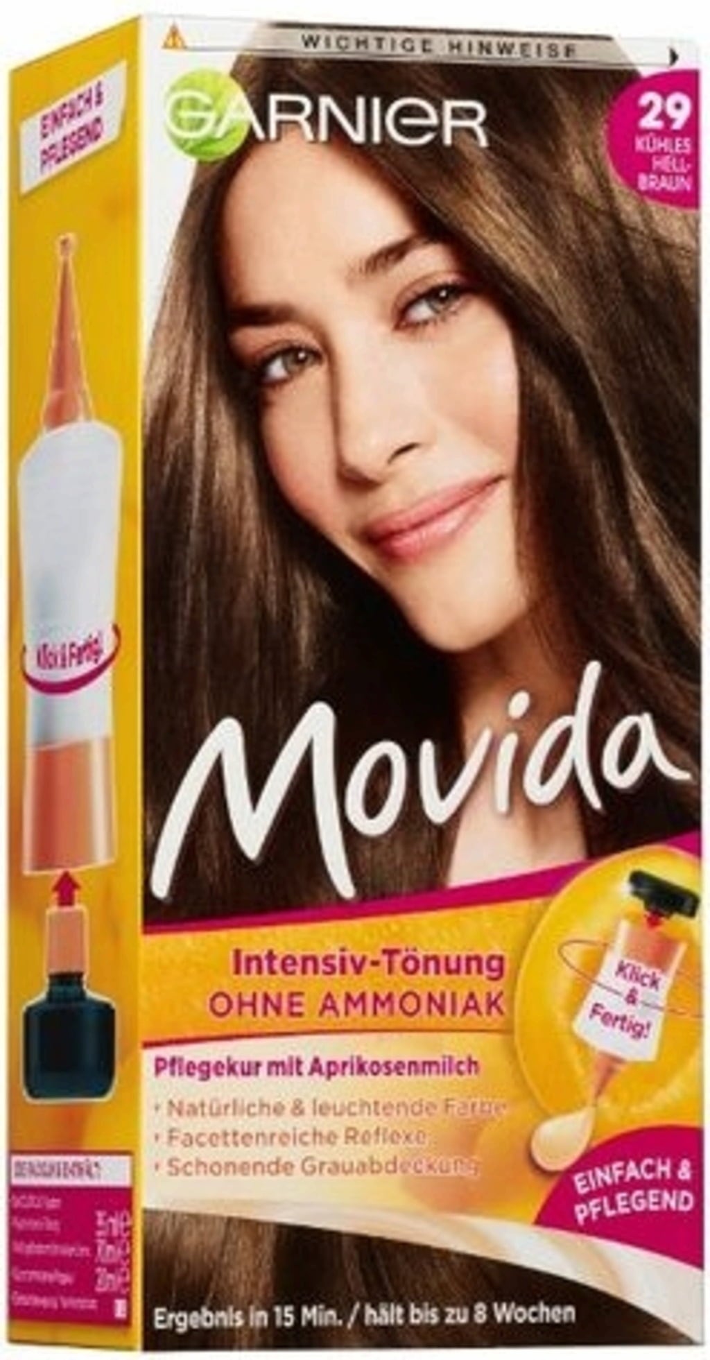 Movida Intensiv-Tönung ohne Ammoniak Nr. 29 Kühles Hellbraun