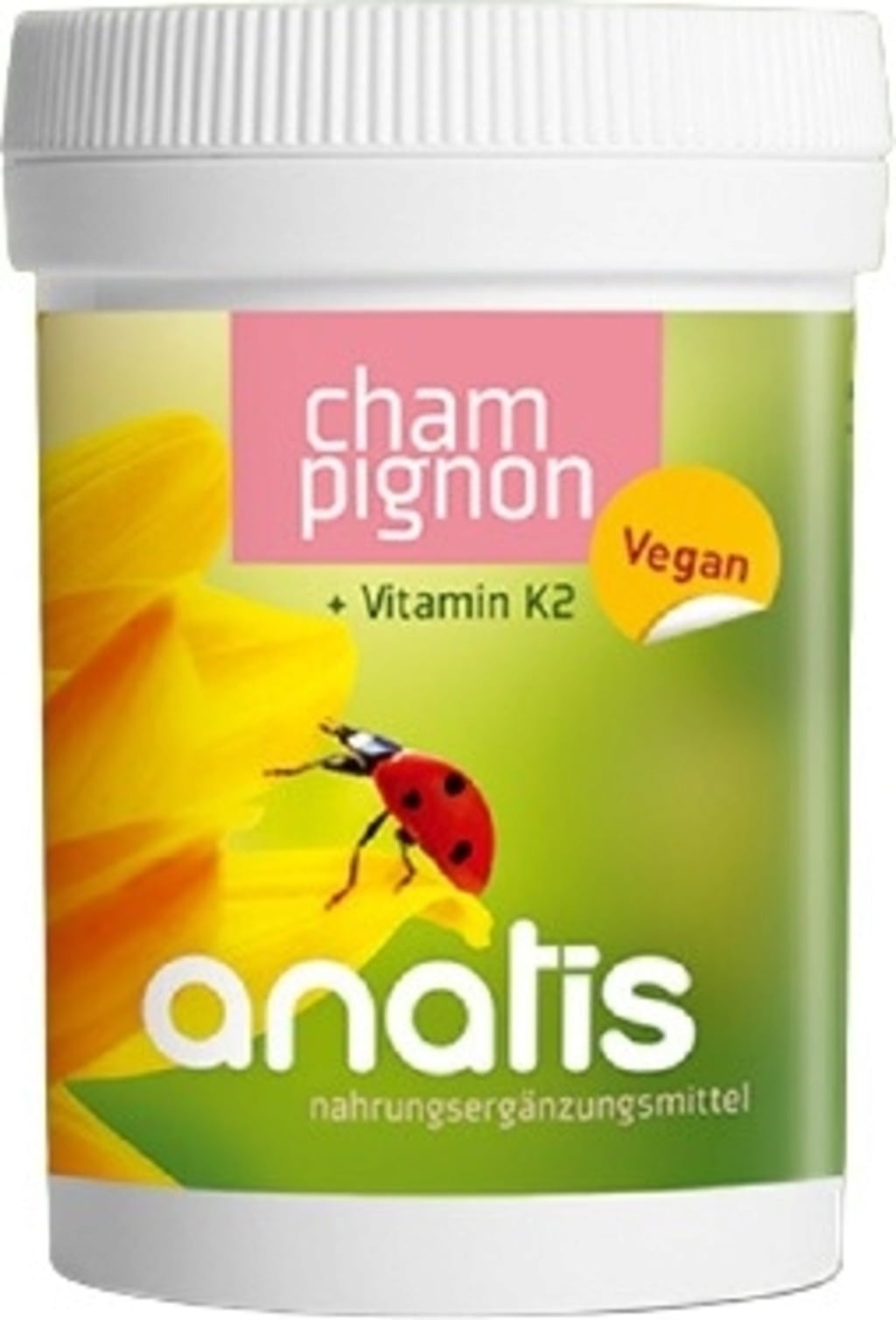 Champignon mit Vit. D (1000 IE) + Vit. K2 - 90 Kapseln