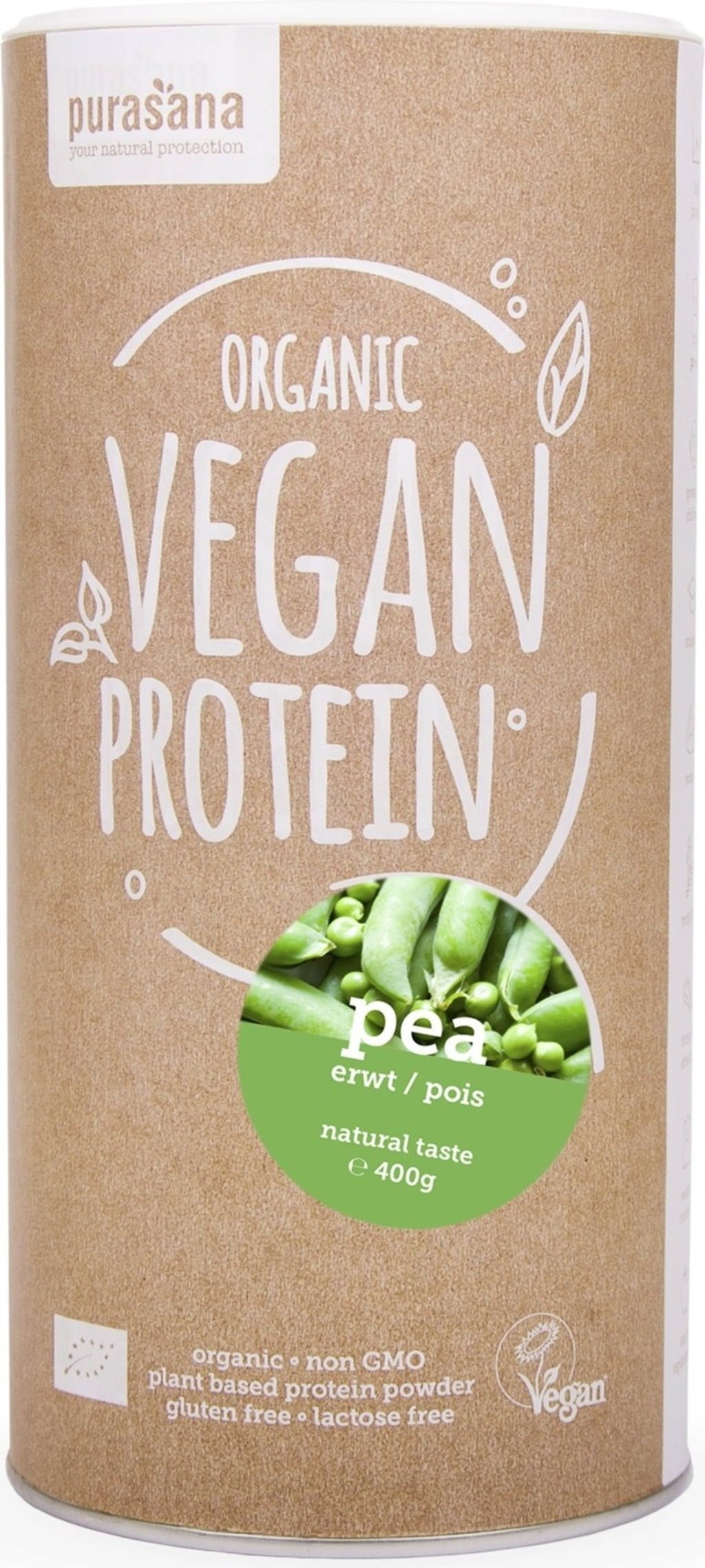 Purasana Veganer Proteinshake - Erbsenprotein
