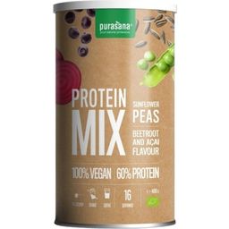 Veganer Proteinmix Sonnenblumen-Erbsenprotein, Bio - Acai