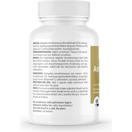 ZeinPharma® Astragalus Pro 500/50 - 60 Kapseln