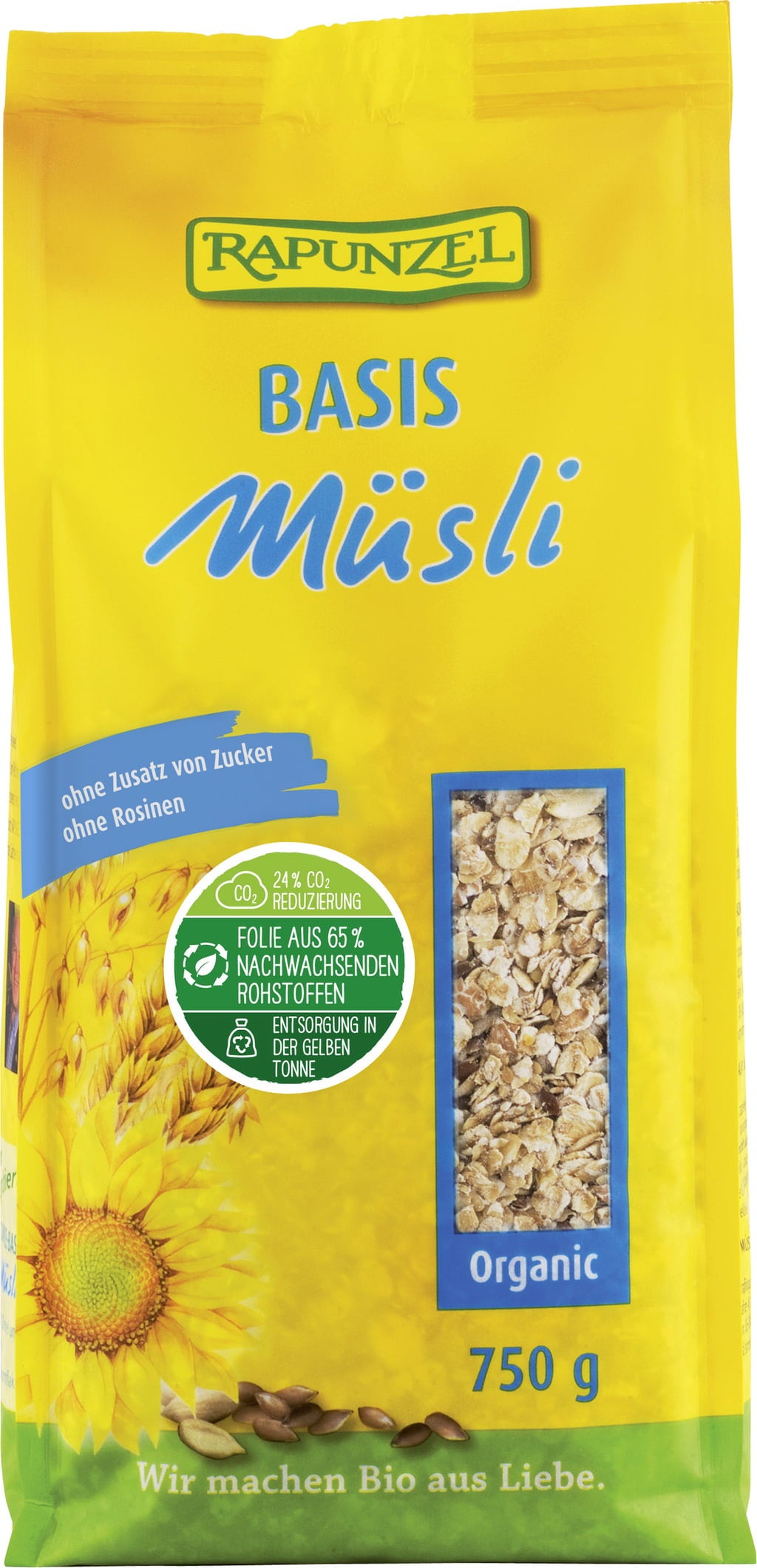 Rapunzel Bio Basis Müsli - 750 g