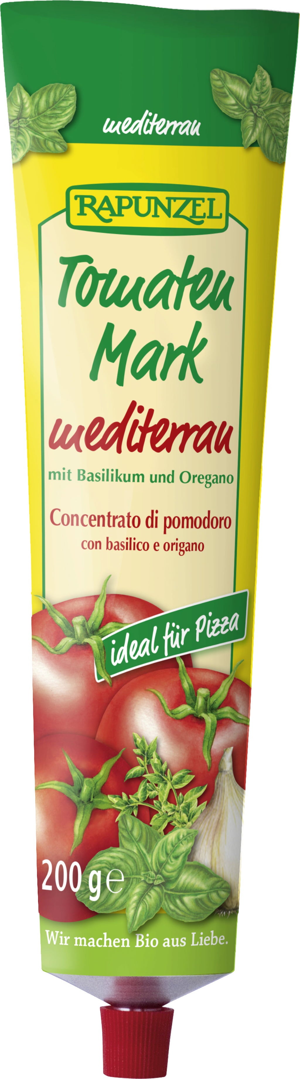 Bio Tomatenmark Mediterran in der Tube, 200 g