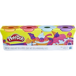 Play-Doh 4er Pack SWEET (orange, pink, hellblau und lila) - 1 Stk