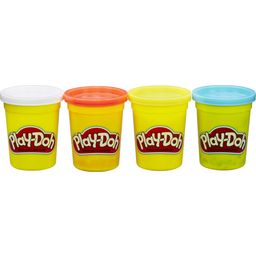 Play-Doh 4er Pack Grundfarben blau, gelb, rot, weiß