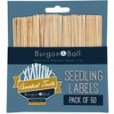 Burgon & Ball Pflanzschilder aus Holz - 50 Stück - 1 Set