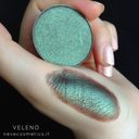 Single Eyeshadow Shades of color from yellow to orange to green - Veleno