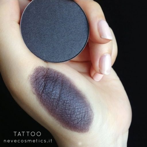 Single Eyeshadow Shades of color from silver to grey to black - Tattoo