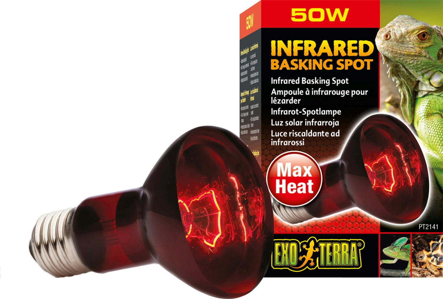 Exo Terra Infrarot-Spotlampe Heat GL - R20/50 W