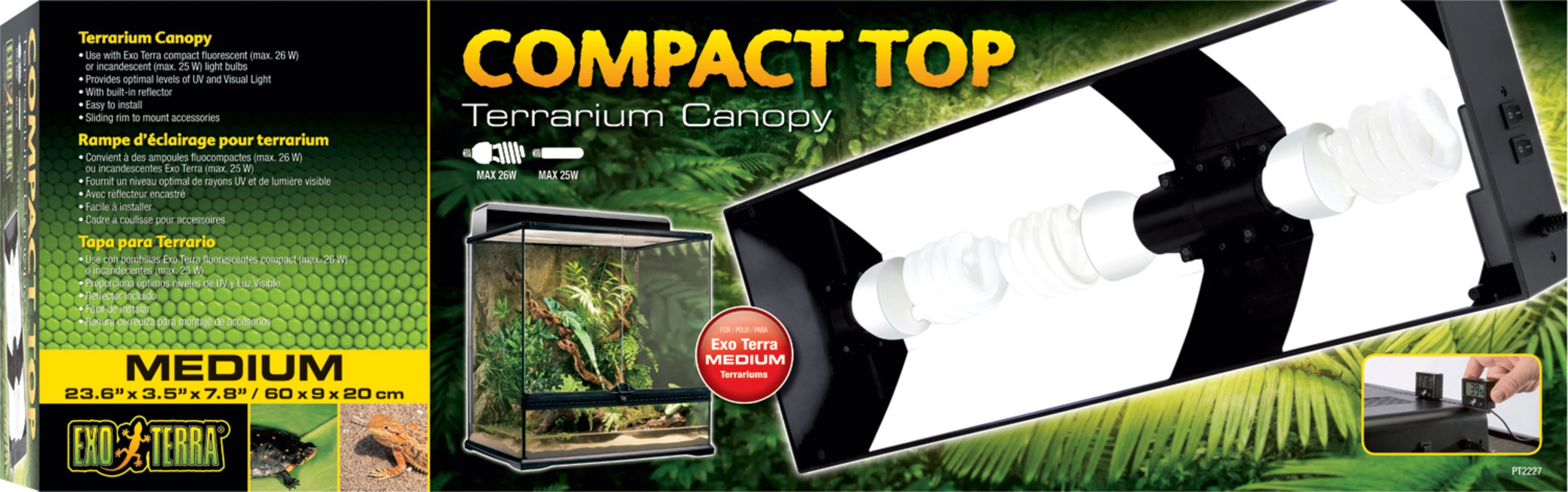 Compact Terrarienabdeckung - Top 60