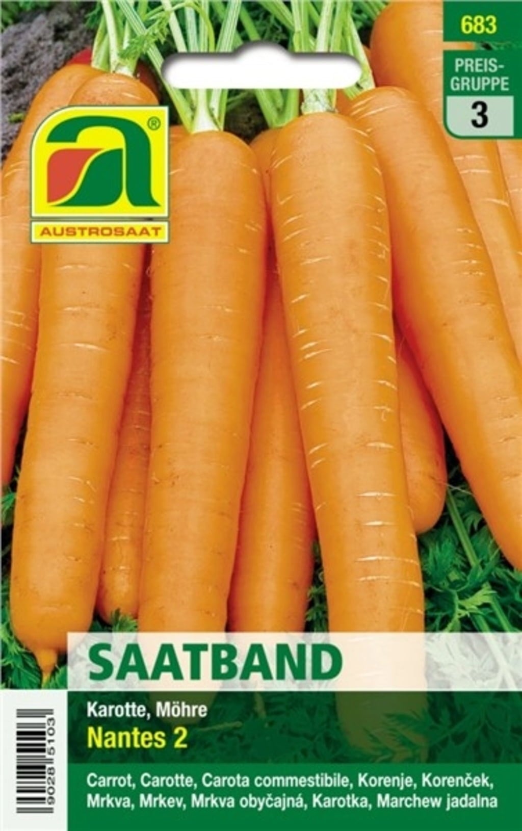 Saatband Karotten 