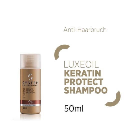 System Professional LuxeOil Keratin Protect Shampoo (L1) - 50 ml