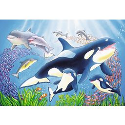 Puzzle - Kunterbunte Unterwasserwelt, 2x24 Teile - 1 Stk