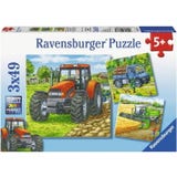 Ravensburger Puzzle - Gro&szlig;e Landmaschinen, 3x49 Teile