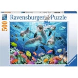 Puzzle - Delfine im Korallenriff, 500 Teile