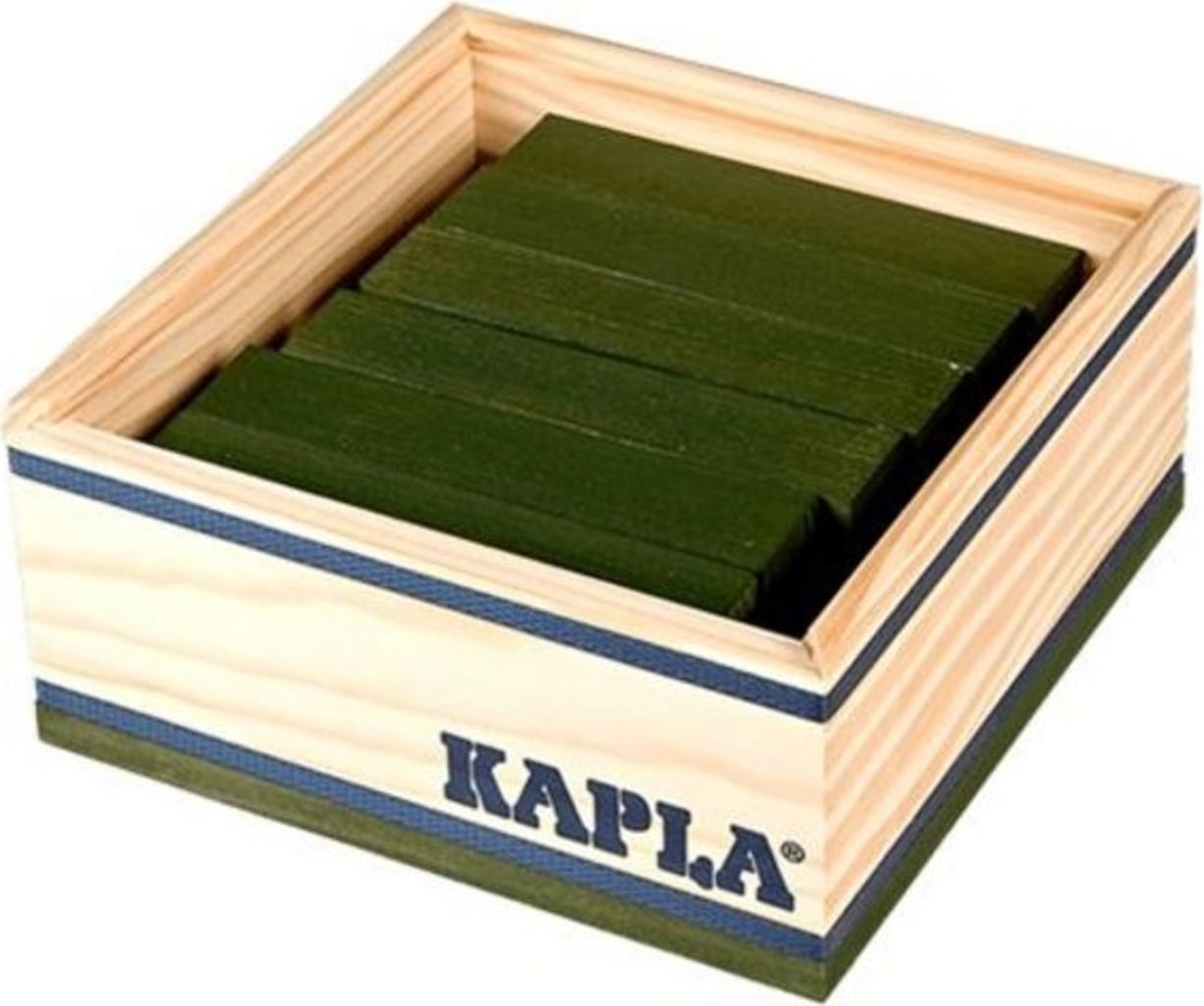 KAPLA Holzbausteine, grün, 40er Box - 1 Stk