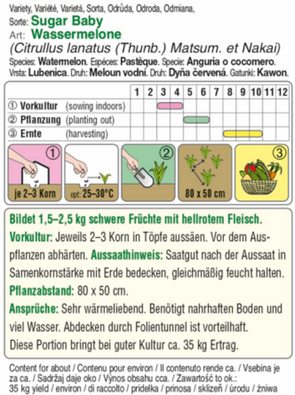 AUSTROSAAT Wassermelone 