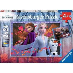 Puzzle - Frozen, Frostige Abenteuer, 2x24 Teile