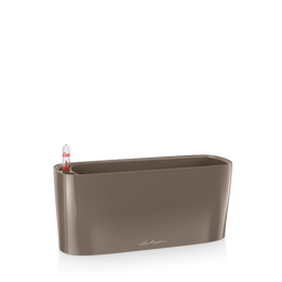 Lechuza Pflanzgefäß DELTA 10 - Taupe hochglanz