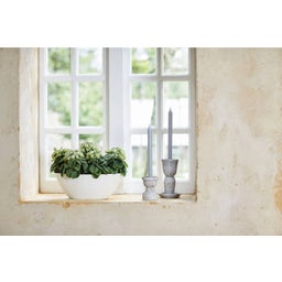 elho brussels oval 36 cm - weiss
